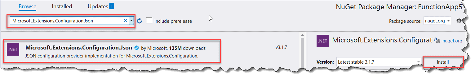 Error CS1061 IConfigurationBuilder Does Not Contain Definition For 