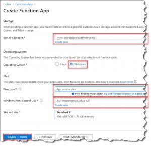 Azure Functions App Service Plan - Azure Lessons