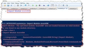 The Specified Module 'AzureRM' Was Not Loaded - Azure Lessons