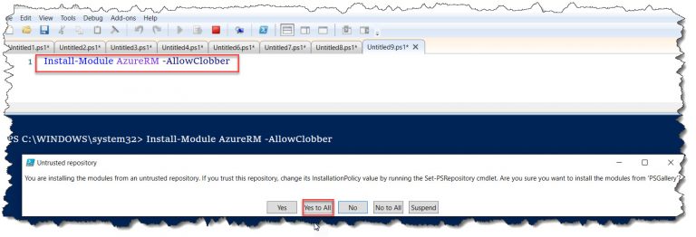 The Specified Module 'AzureRM' Was Not Loaded - Azure Lessons