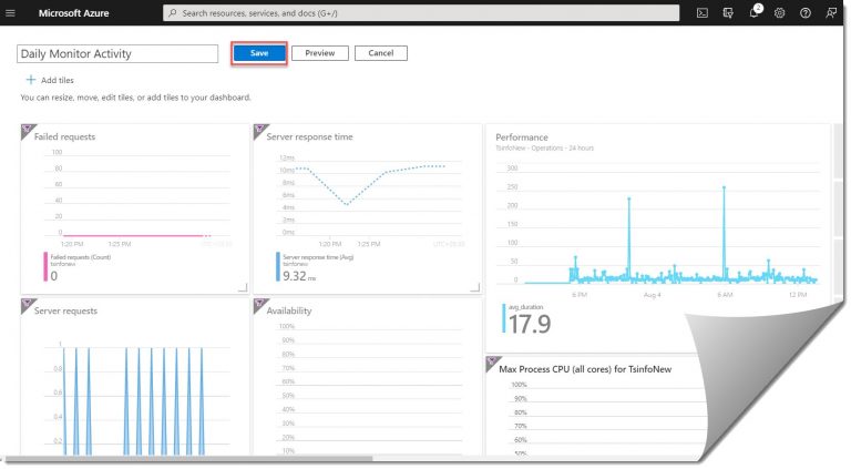 Azure Dashboard Examples - Azure Lessons