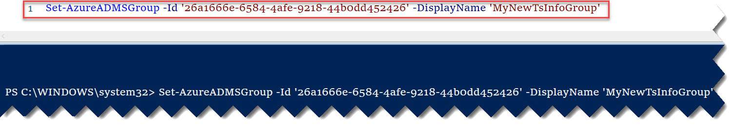 Set-AzureADMSGroup