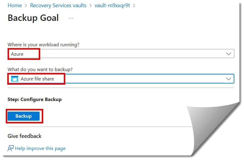 how to take backup of storage account in azure
