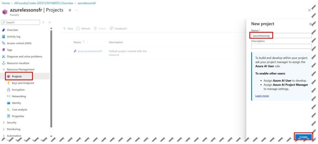 How to Create an Azure AI Foundry Resource