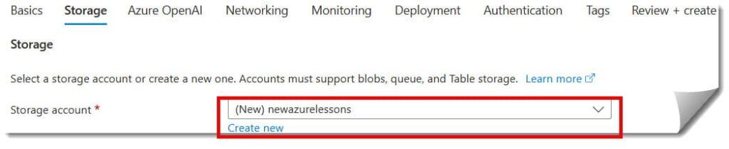 Deploy Function App Azure Portal