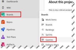 Shared Queries Azure DevOps - Azure Lessons