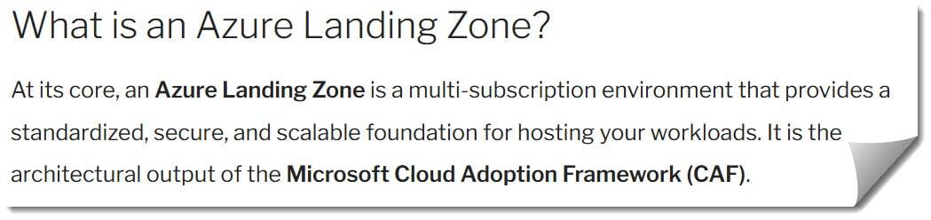 What Is Azure Landing Zone