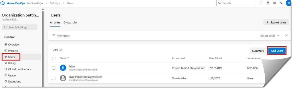 add team members in azure devops