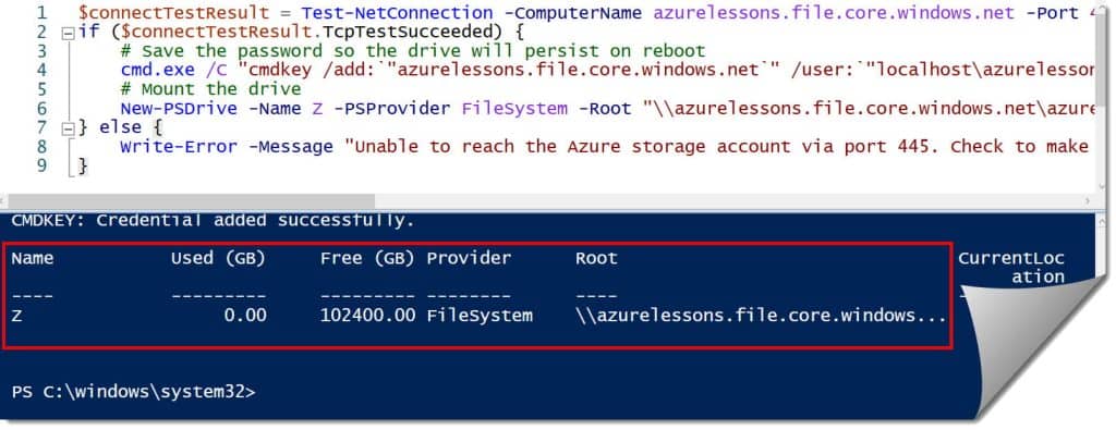 what is azure file service
