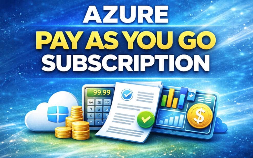 Azure Pay As You Go Subscription