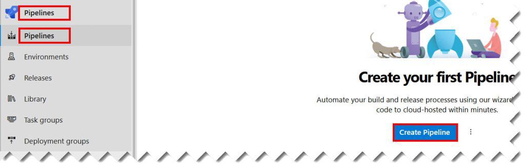 how to create ci cd pipeline azure devops