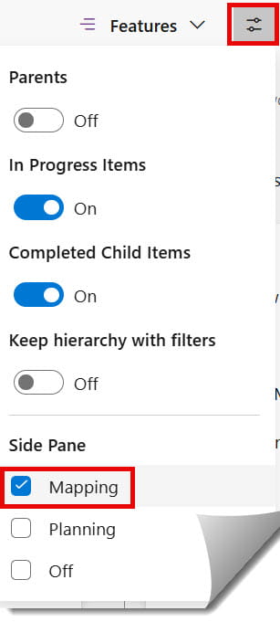 how to link feature to epic in azure devops