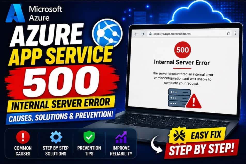 Azure App Service 500 Internal Server Error