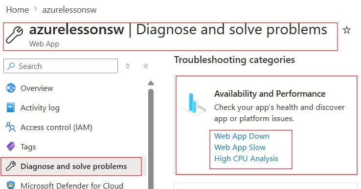 Azure App Service 500 Internal Server Error