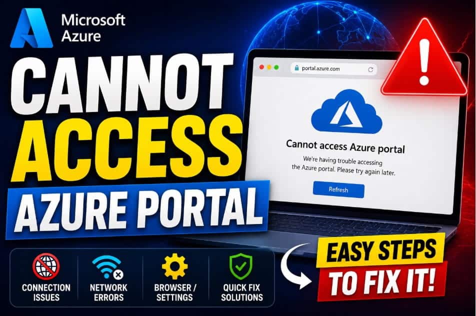Cannot Access Azure Portal