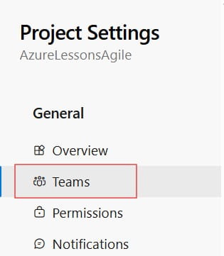 how to create team in azure devops