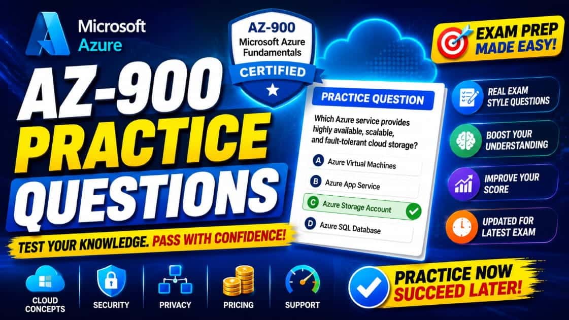 AZ-900 Practice Questions