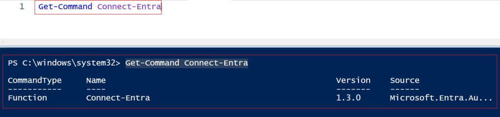 Connect-Entra not recognized